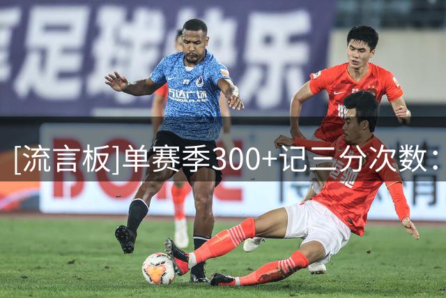 [流言板]单赛季300+记三分次数：库里6个赛季，其余球员合计4个赛季
